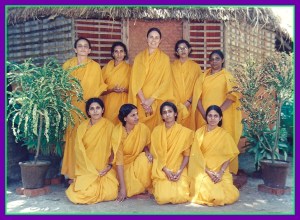 The new group of brahmacharinis!