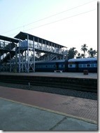 Railroad station India