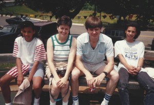 Chai, Cindy, Bill, and Sreejit in the late 80's